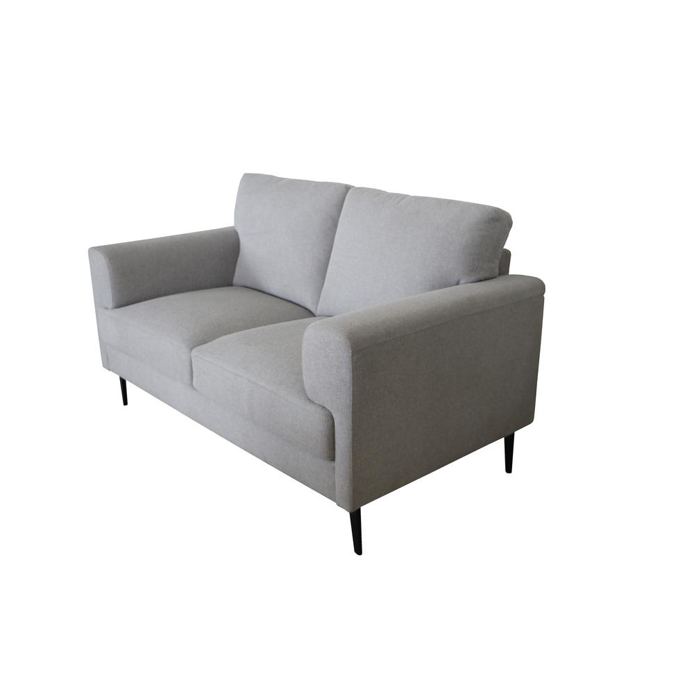 Kyrene Loveseat, Light Gray Linen (56926). Picture 4
