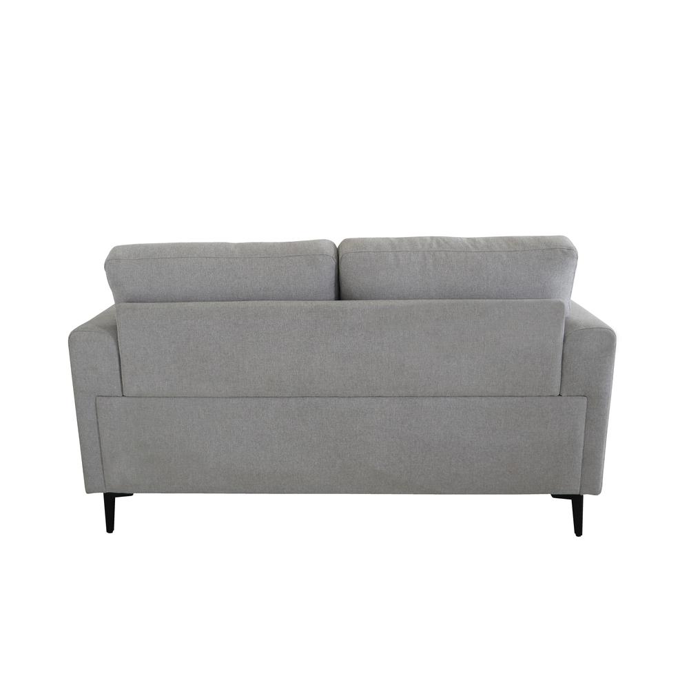 Kyrene Loveseat, Light Gray Linen (56926). Picture 5