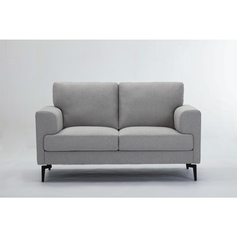 Kyrene Loveseat, Light Gray Linen (56926). Picture 6