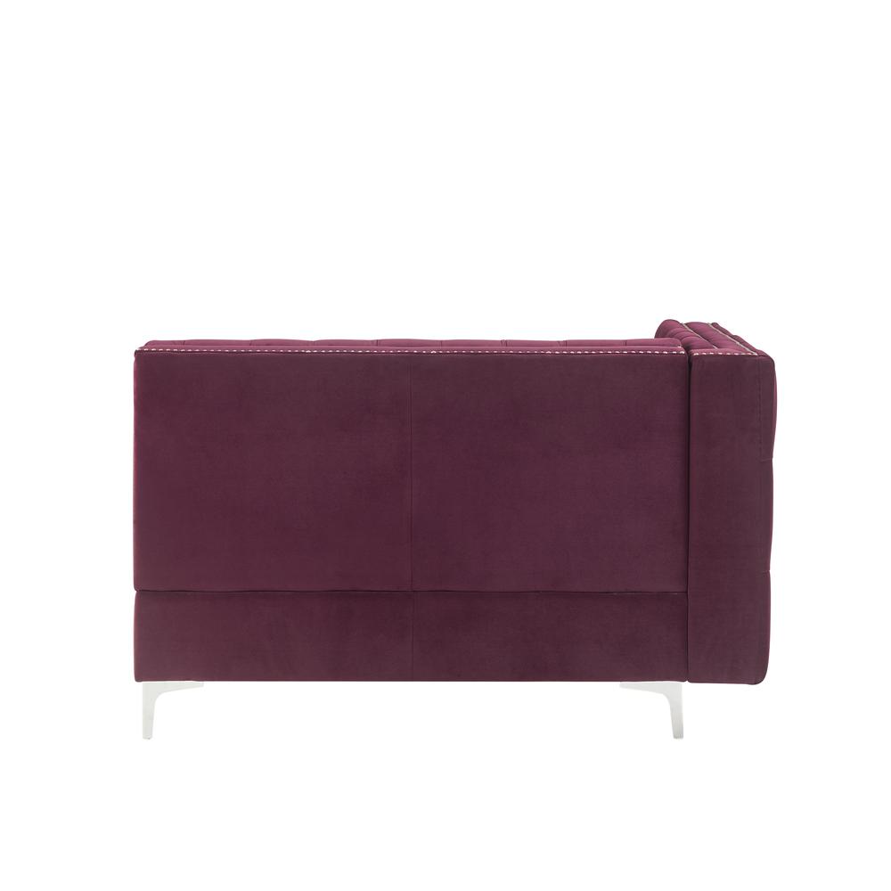 Jaszira Modular - Left Facing & Right Facing Arms , Burgundy Velvet (57330). Picture 5
