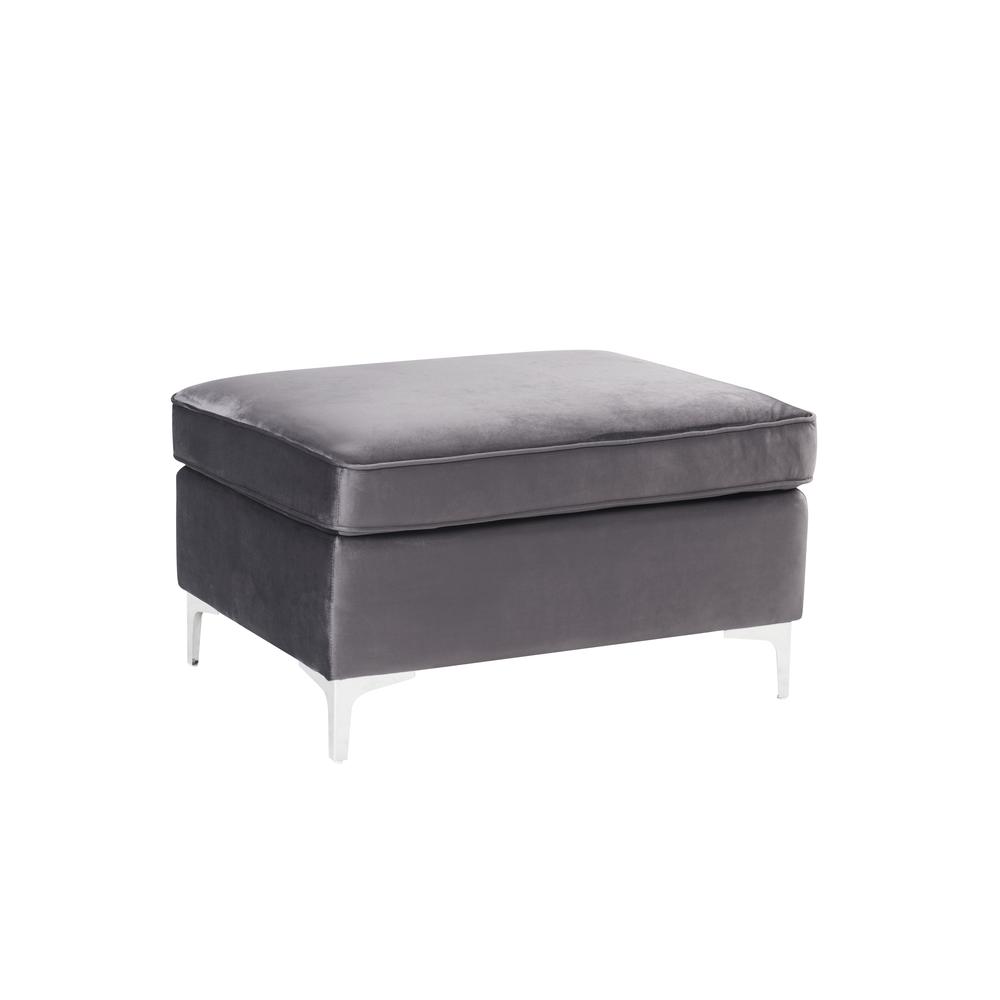 Jaszira Modular - Ottoman Gray Velvet. Picture 2