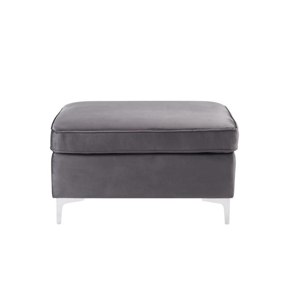 Jaszira Modular - Ottoman Gray Velvet. Picture 3