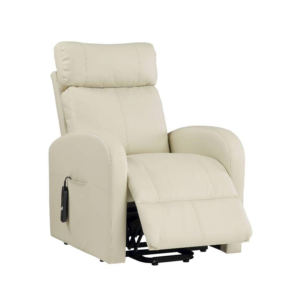 Ricardo Power  Motion Recliner w/Lift Beige Synthetic Leather. Picture 5