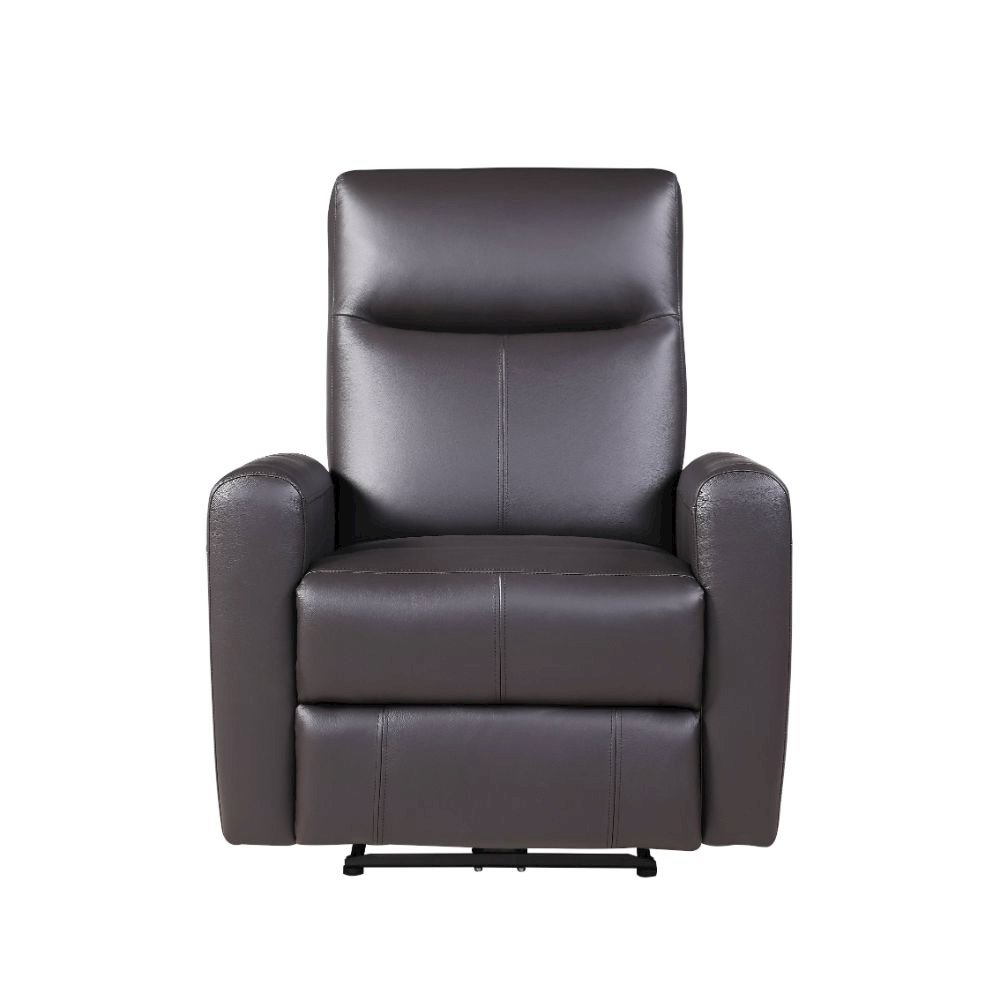 Blane Power Motion Recliner Brown Top Grain Leather Match. Picture 2