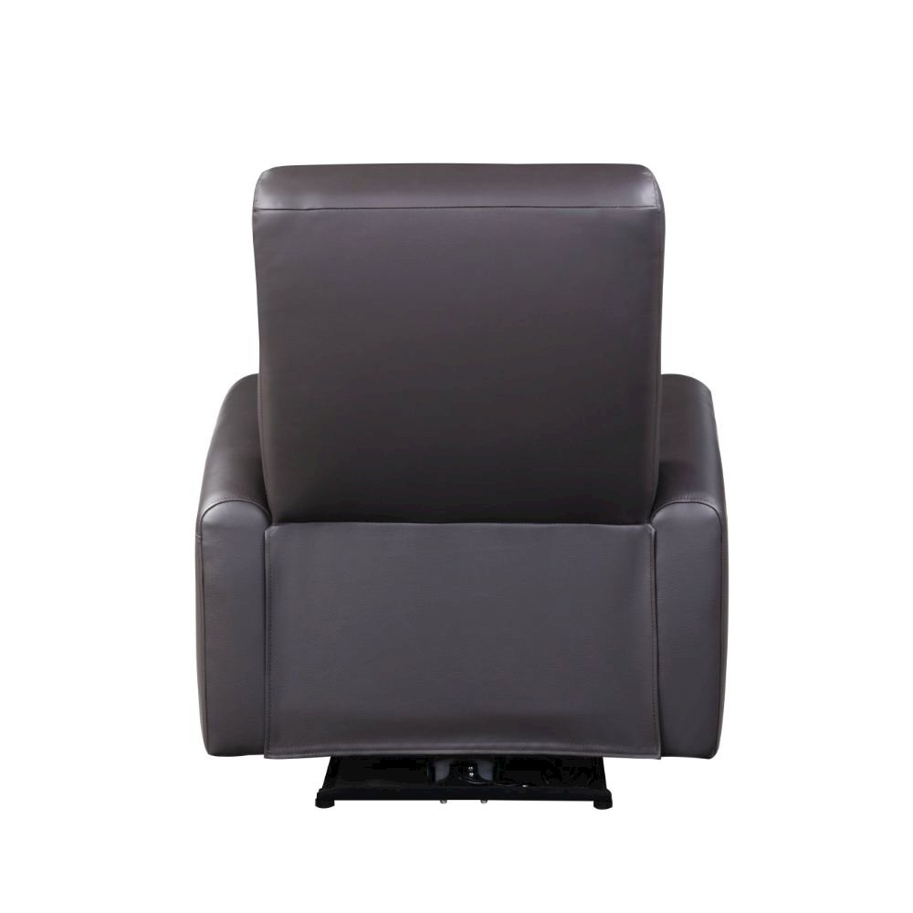 Blane Power Motion Recliner Brown Top Grain Leather Match. Picture 4