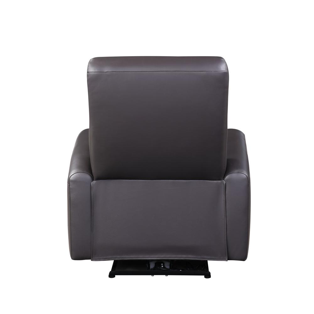 Recliner (Power Motion), Brown Top Grain Leather Match 59773. Picture 4
