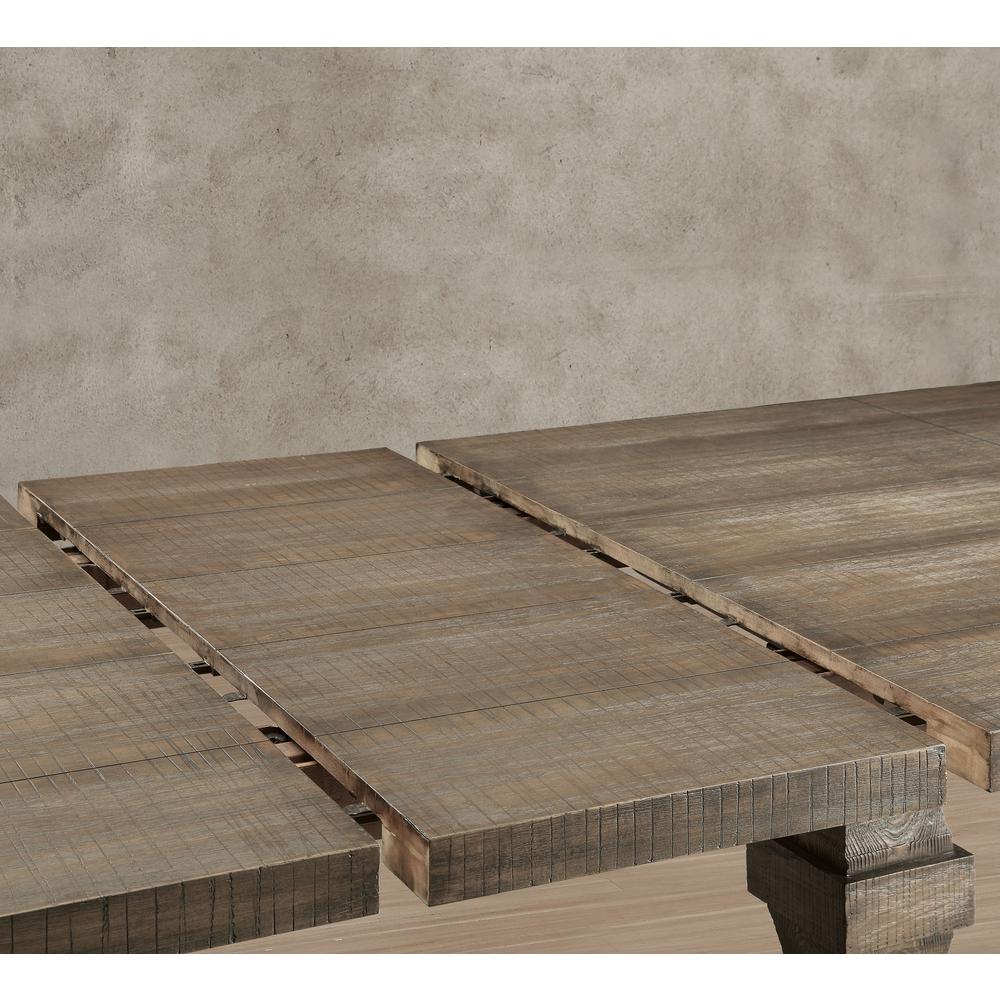Landon Dining Table w/Leaf Salvage Brown. Picture 3