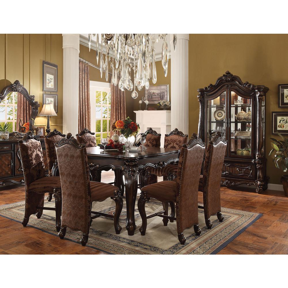 Versailles Counter Height Table Cherry Oak. Picture 1
