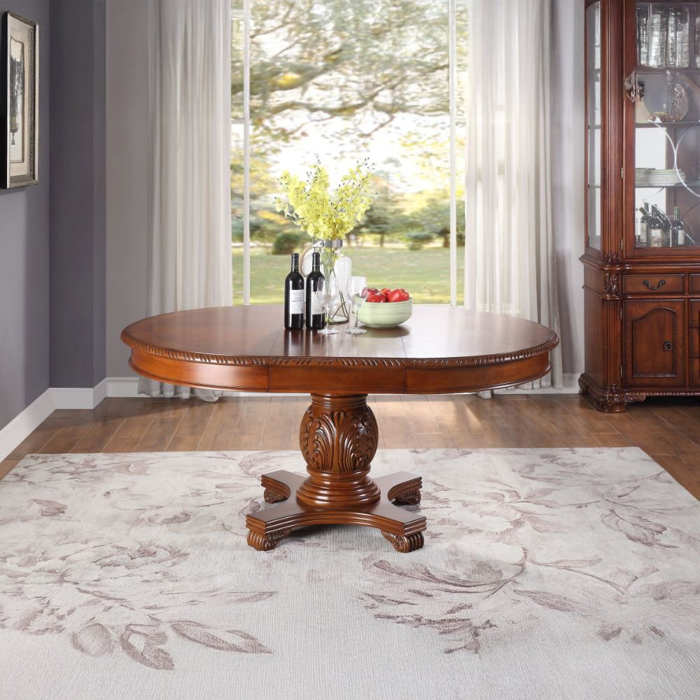 Chateau De Ville Dining Table Cherry. Picture 9