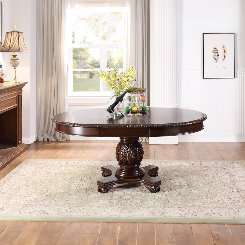 Chateau De Ville Dining Table Espresso. Picture 9