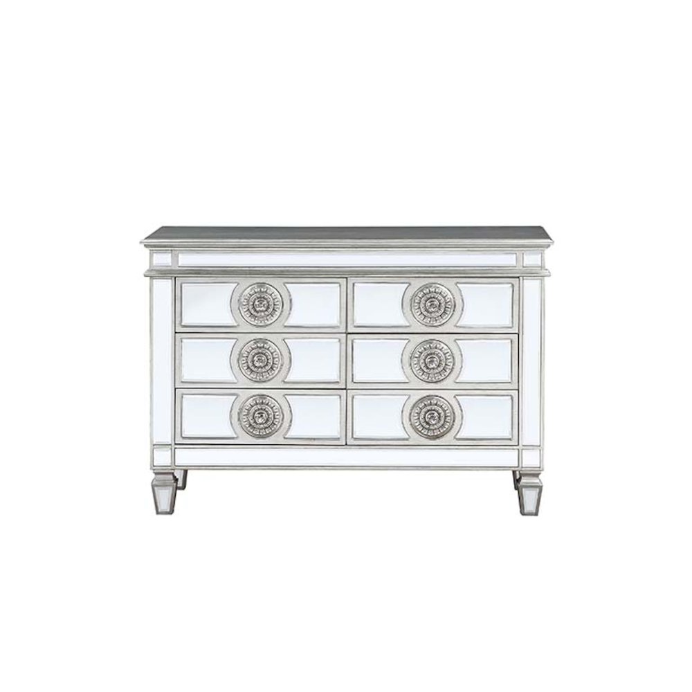 Varian Server Mirrored & Antique Platinum. Picture 5