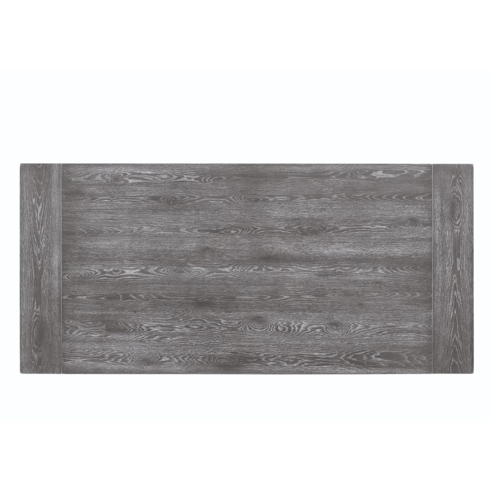 Leventis Dining Table Weathered Gray. Picture 4