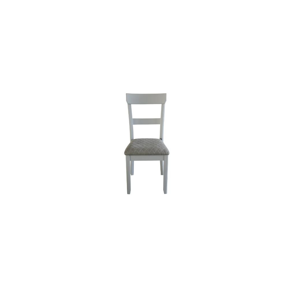 House Marchese Side Chair (Set-2) Two Tone Gray Fabric & Pearl Gray. Picture 8