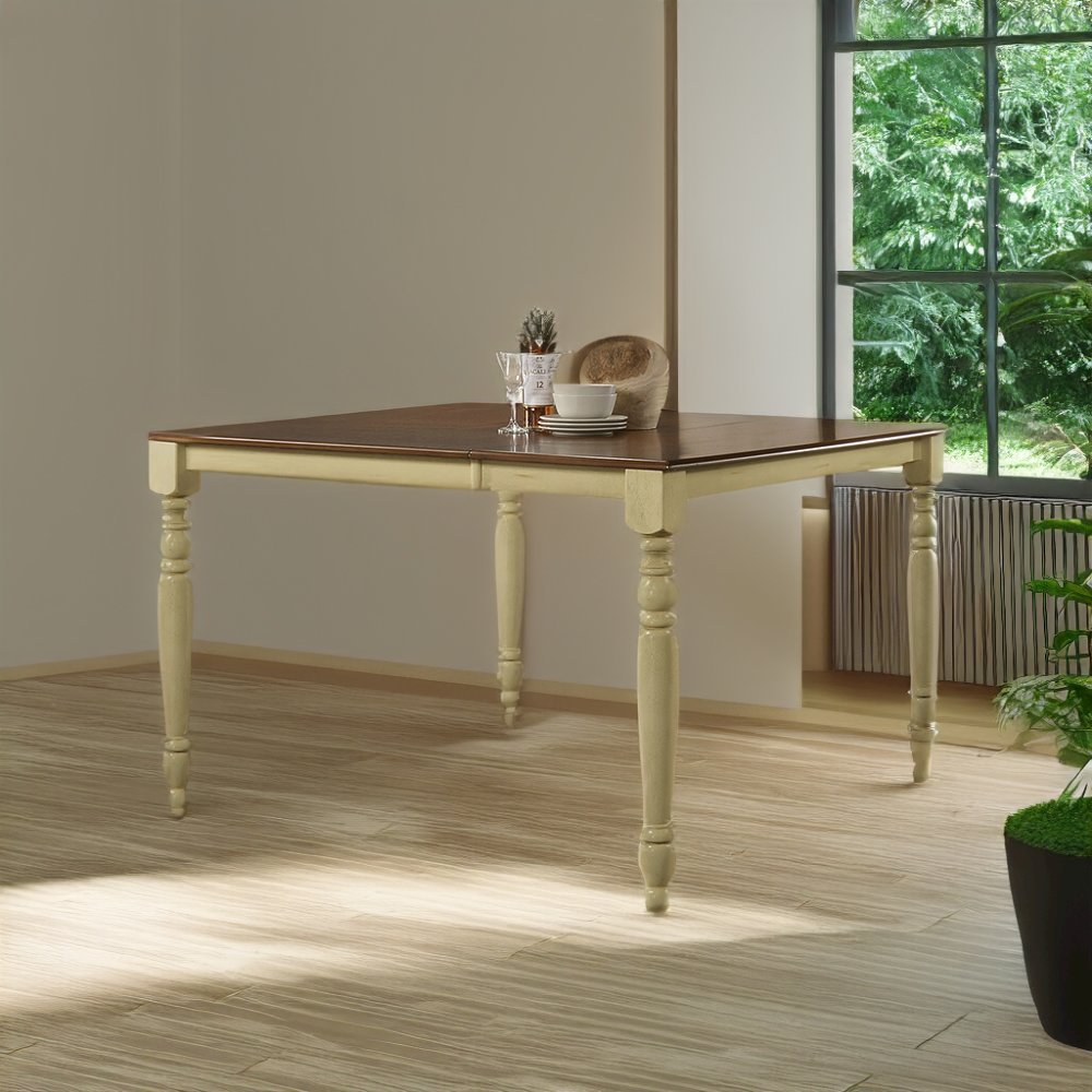Dylan Counter Height Table Buttermilk & Oak. Picture 1