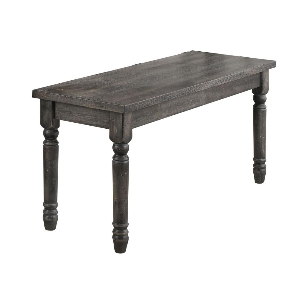 Wallace Bench Weathered Gray. Picture 1