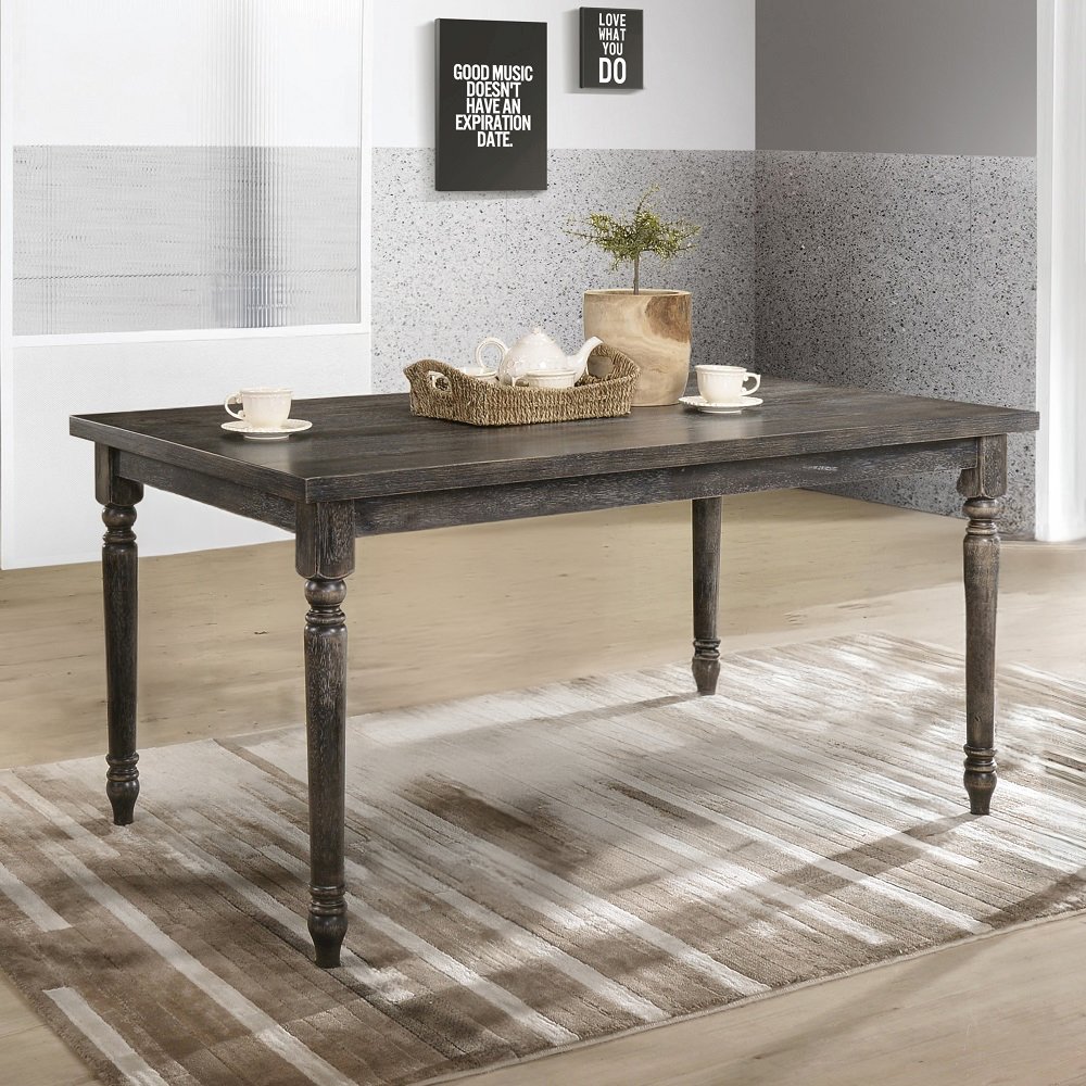 Claudia II Dining Table Weathered Gray. Picture 1