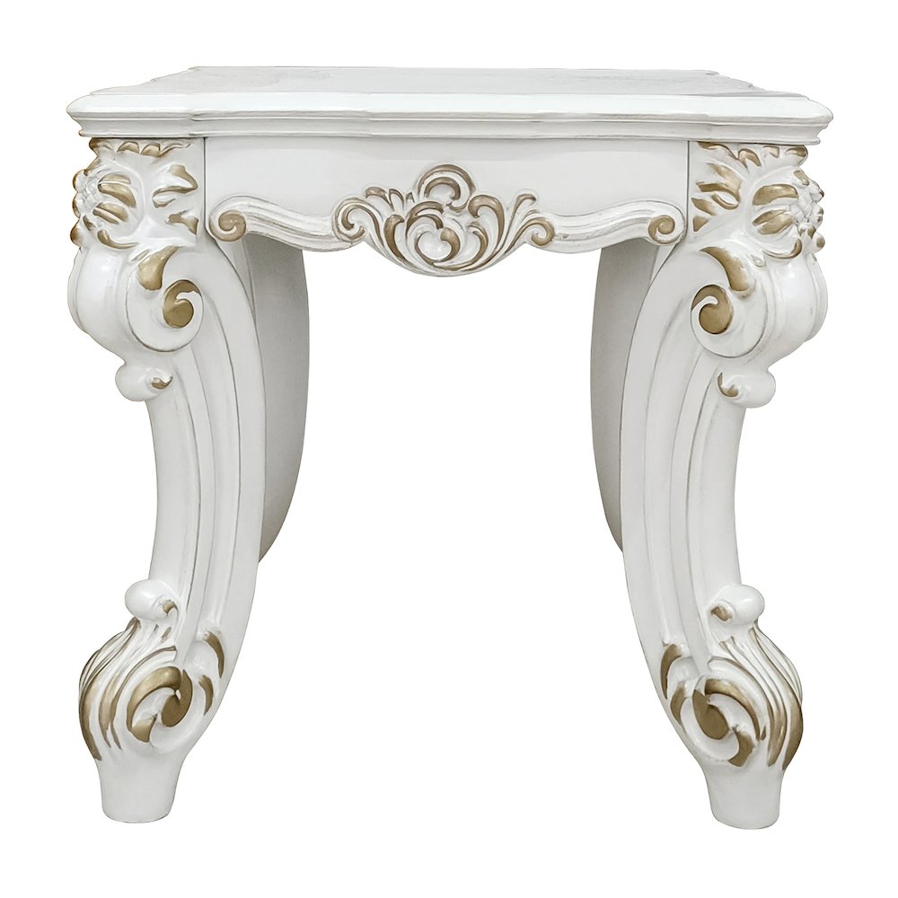 Vendome II End Table in  Antique Pearl Finish. Picture 2