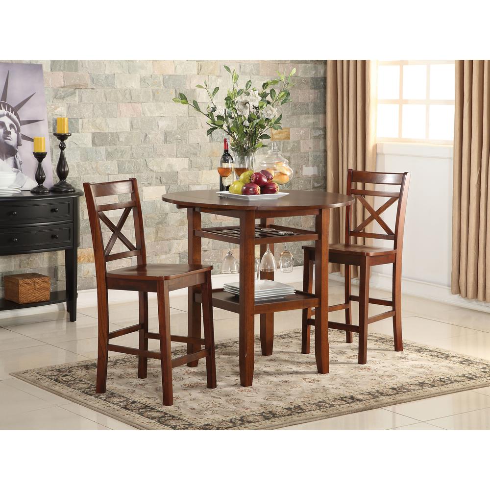 Tartys Counter Height Table Cherry. Picture 1