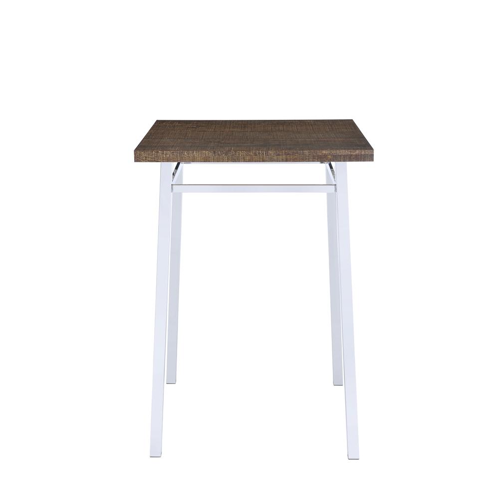 Nadie Bar Table, Oak & Chrome. Picture 3