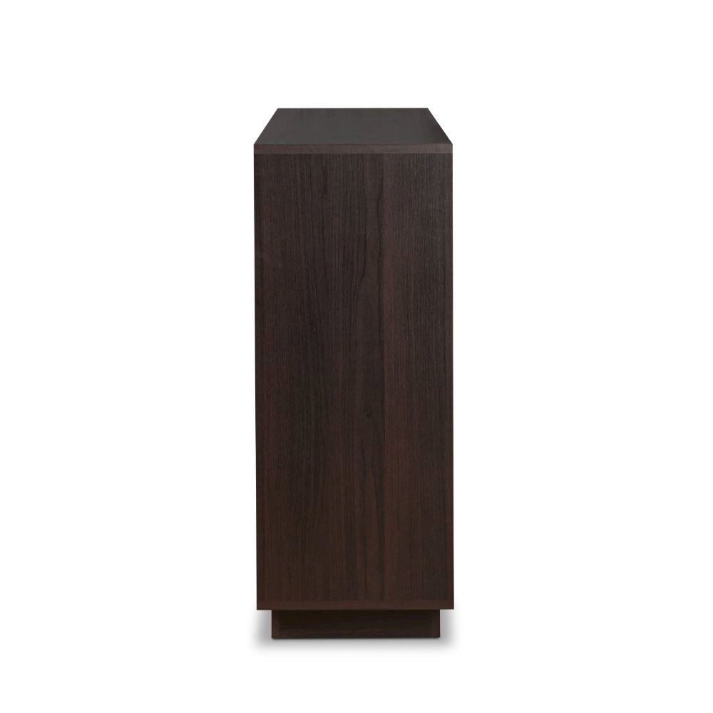 Hazen Server w/Wine Rack & Cup Holder Espresso. Picture 5