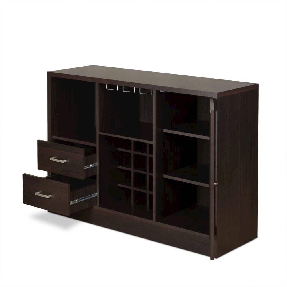Hazen Wine Cabinet Espresso. Picture 2
