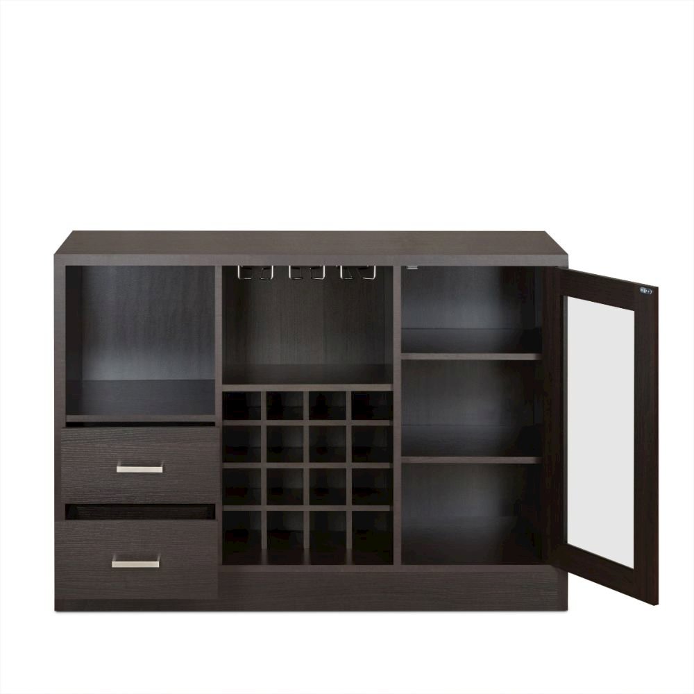 Hazen Wine Cabinet Espresso. Picture 4