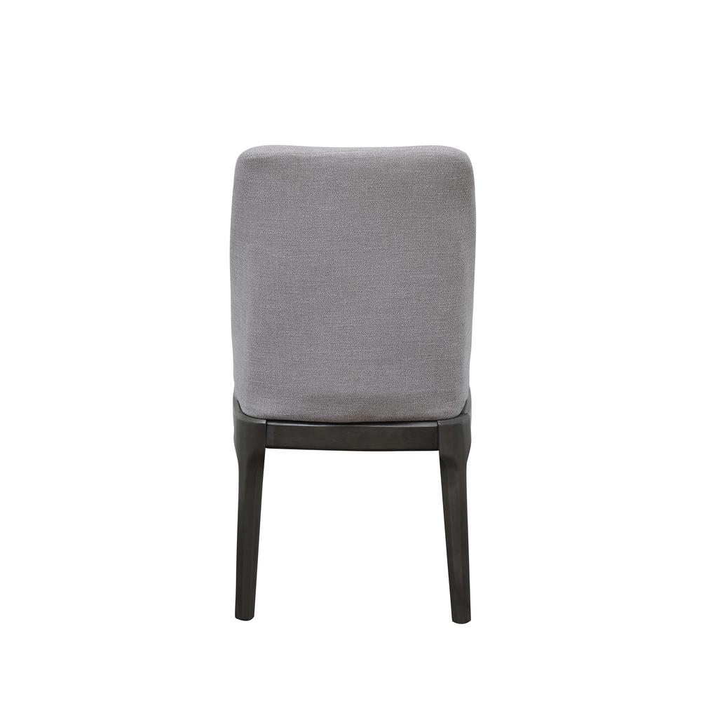 Madan Side Chair (Set-2) Light Gray Linen & Gray Oak. Picture 6