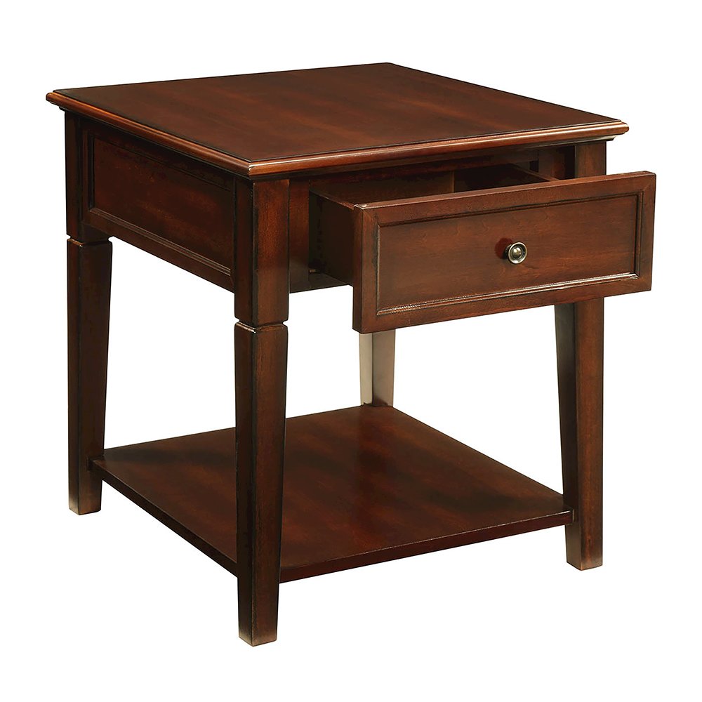 Malachi End Table Walnut. Picture 4