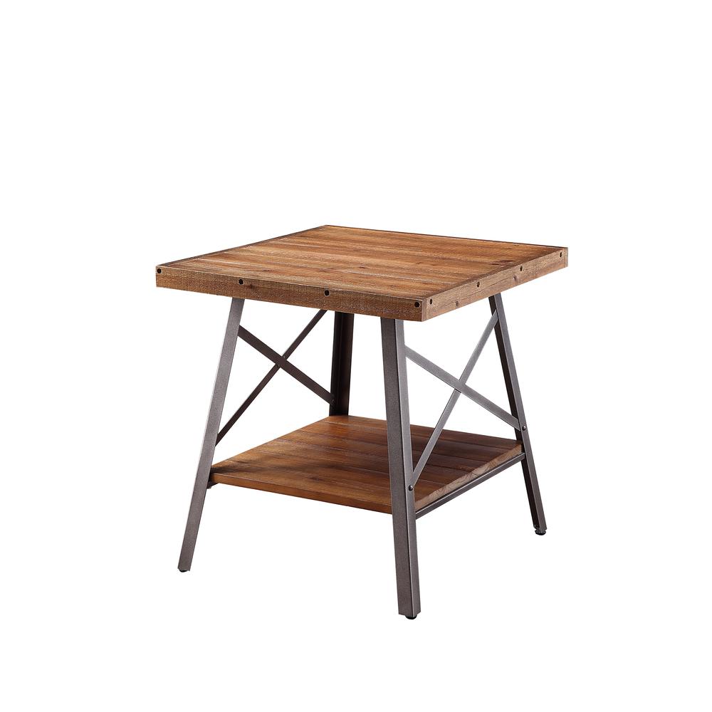 Ikram Coffee Table Weathered Oak & Sandy Black. Picture 8