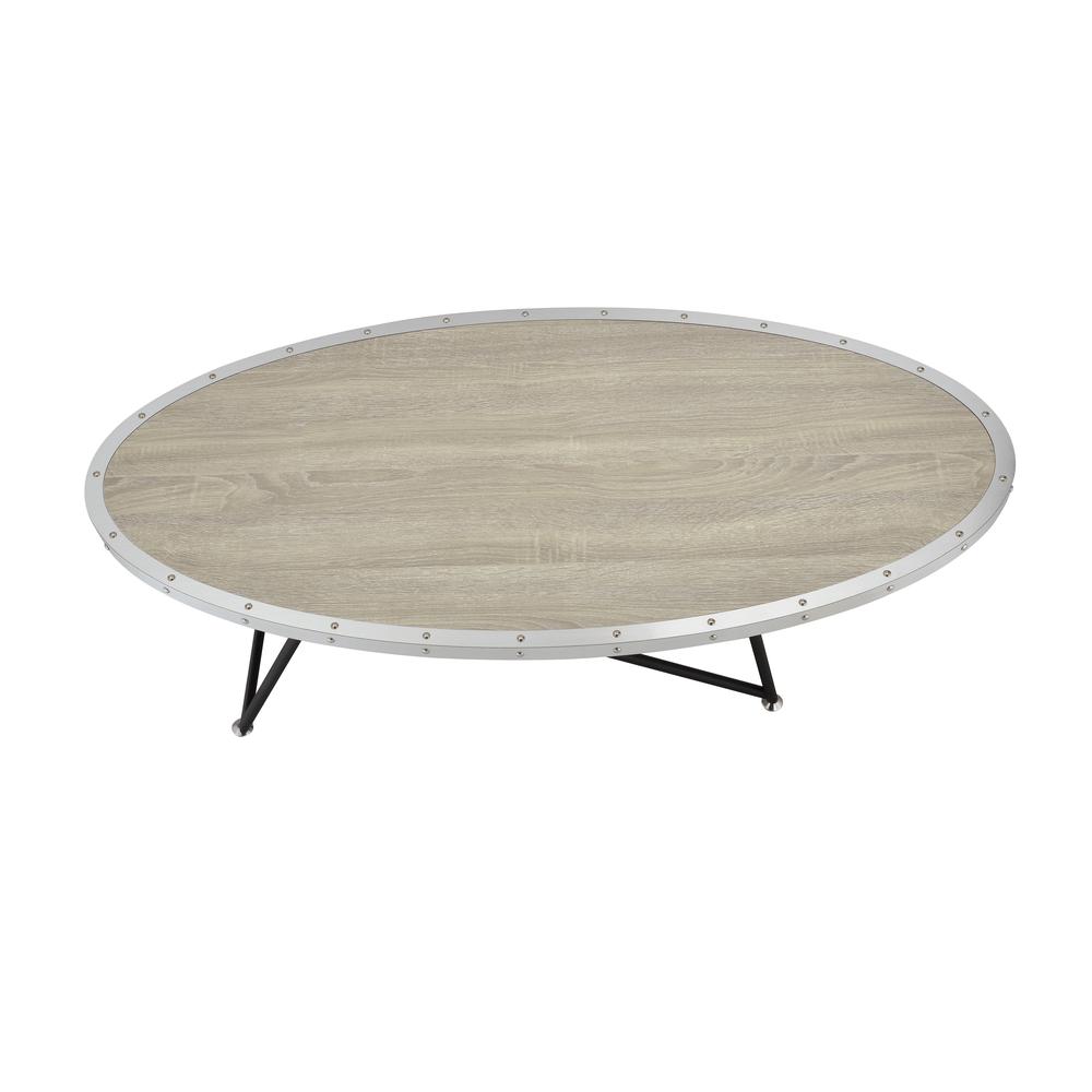 Allis Coffee Table, Weathered Gray Oak. Picture 4