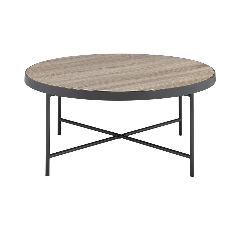 Bage Coffee Table, Weathered Gray Oak. Picture 1