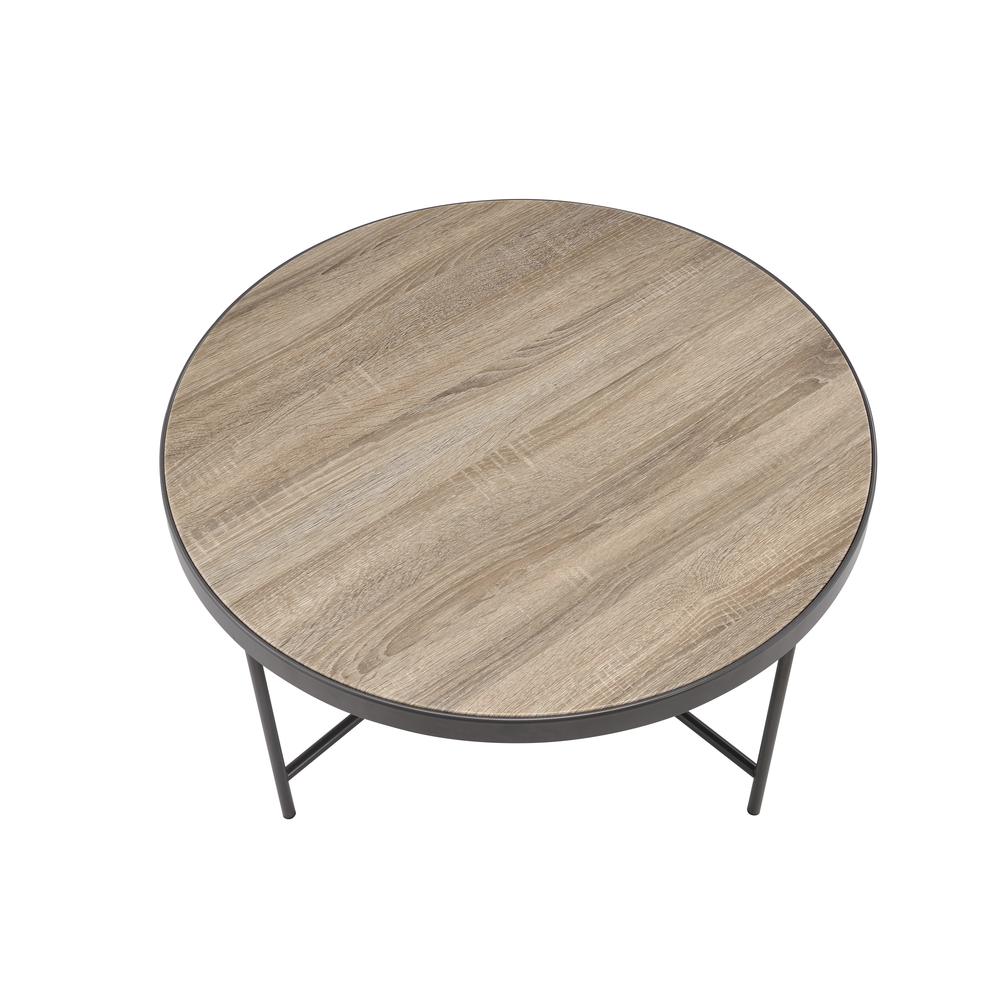 Bage Coffee Table, Weathered Gray Oak. Picture 3