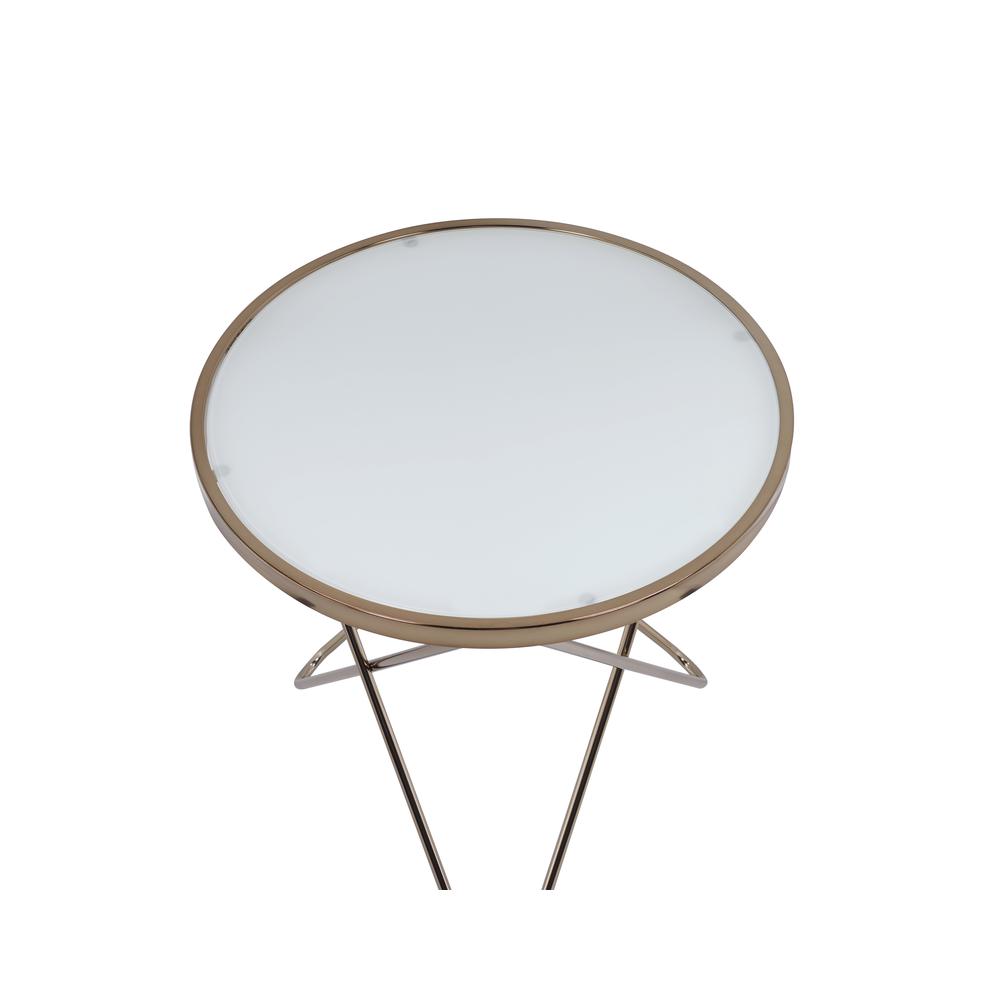 Valora Coffee Table, Champagne & Frosted Glass. Picture 2