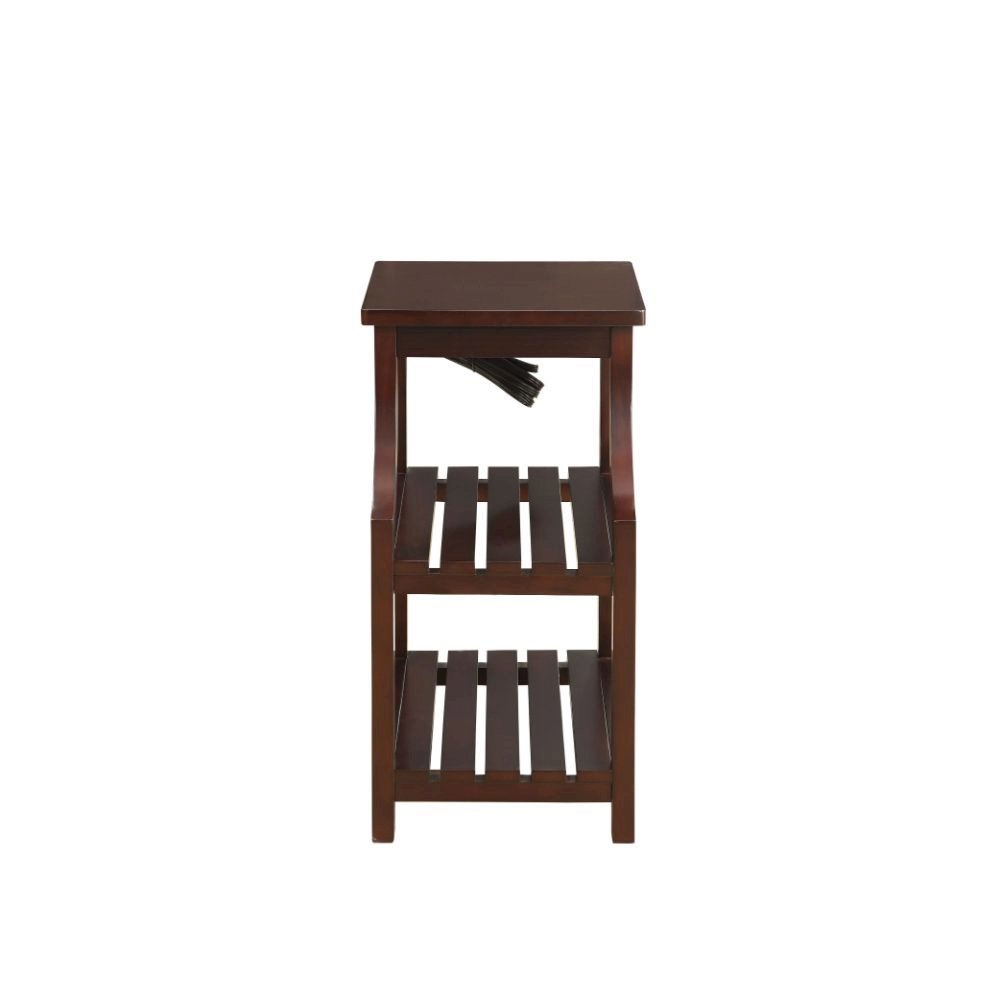 Wasaki Accent Table w/USB Port Espresso. Picture 3