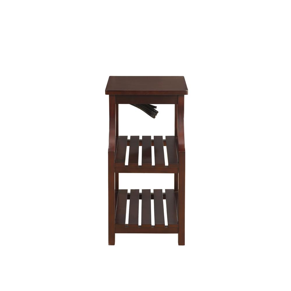 Wasaki Side Table (USB), Espresso. Picture 2