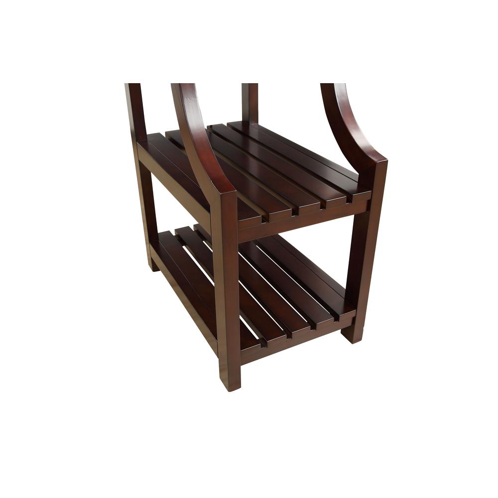 Wasaki Side Table (USB), Espresso. Picture 4