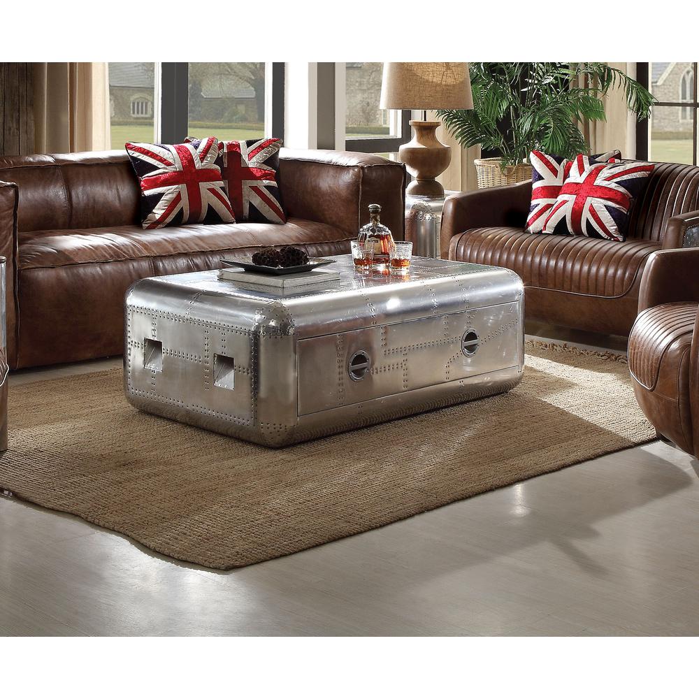 Brancaster Coffee Table, Aluminum (82180). Picture 3