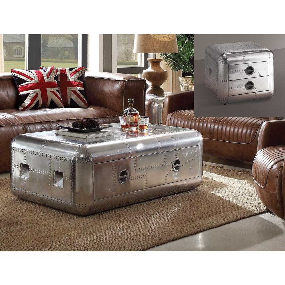 Brancaster Coffee Table, Aluminum (82180). Picture 4