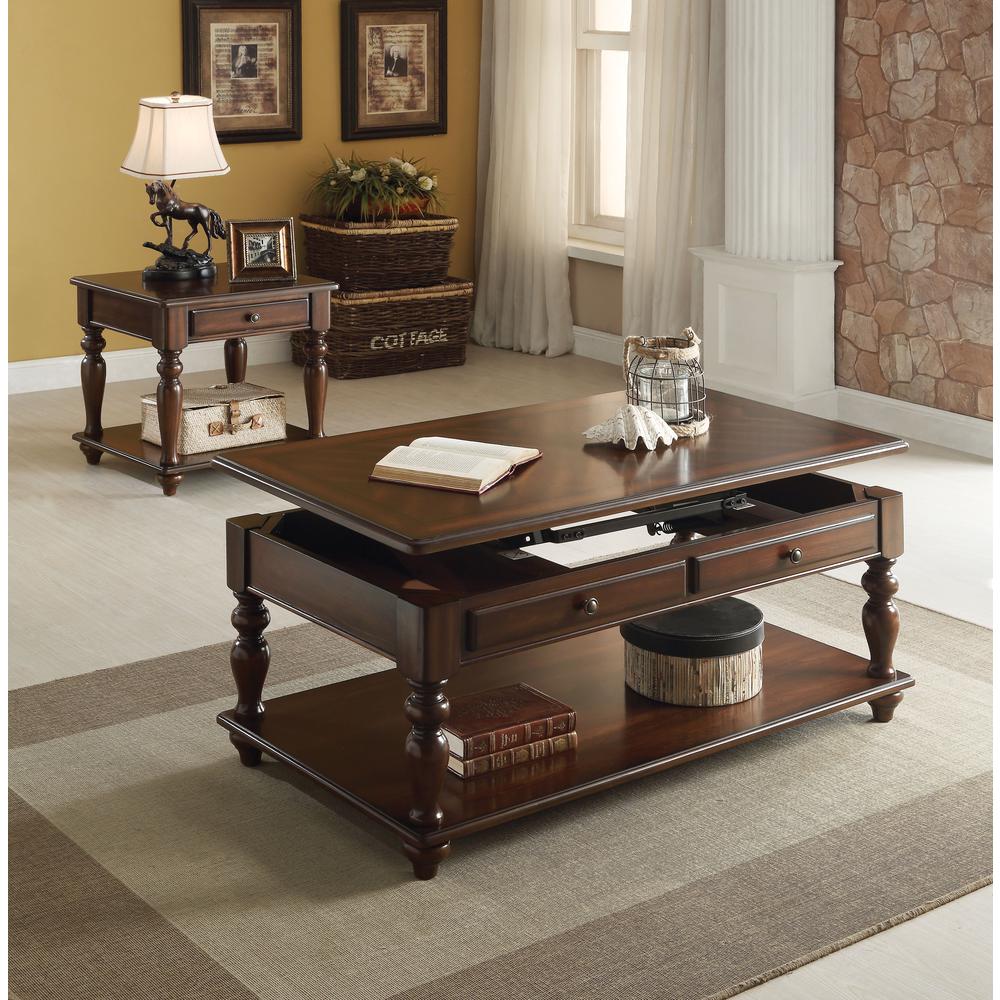 Farrel Coffee Table w/Lift Top Walnut. Picture 2