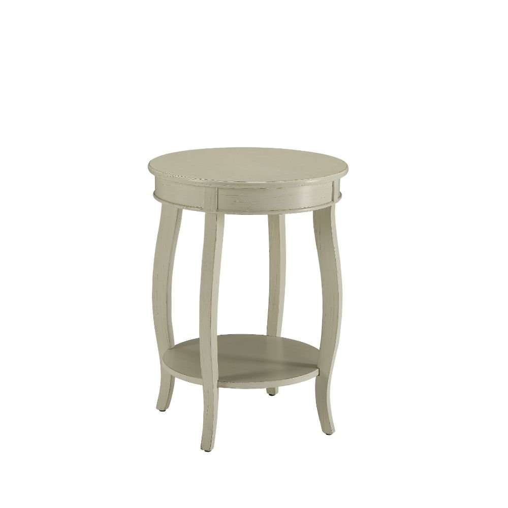 Aberta Accent Table Antique White. Picture 1