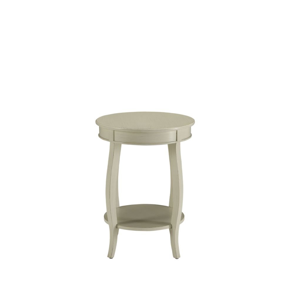 Aberta Accent Table Antique White. Picture 2