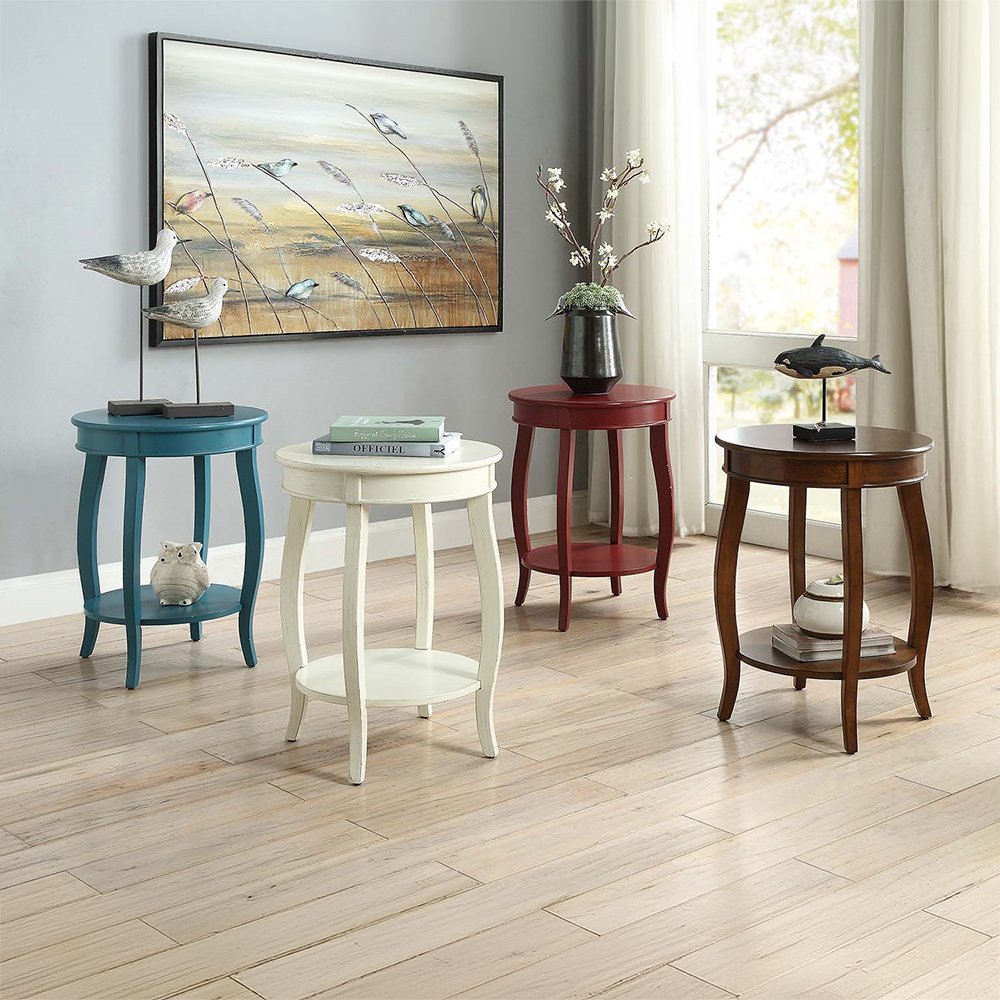Aberta Accent Table Red. Picture 5