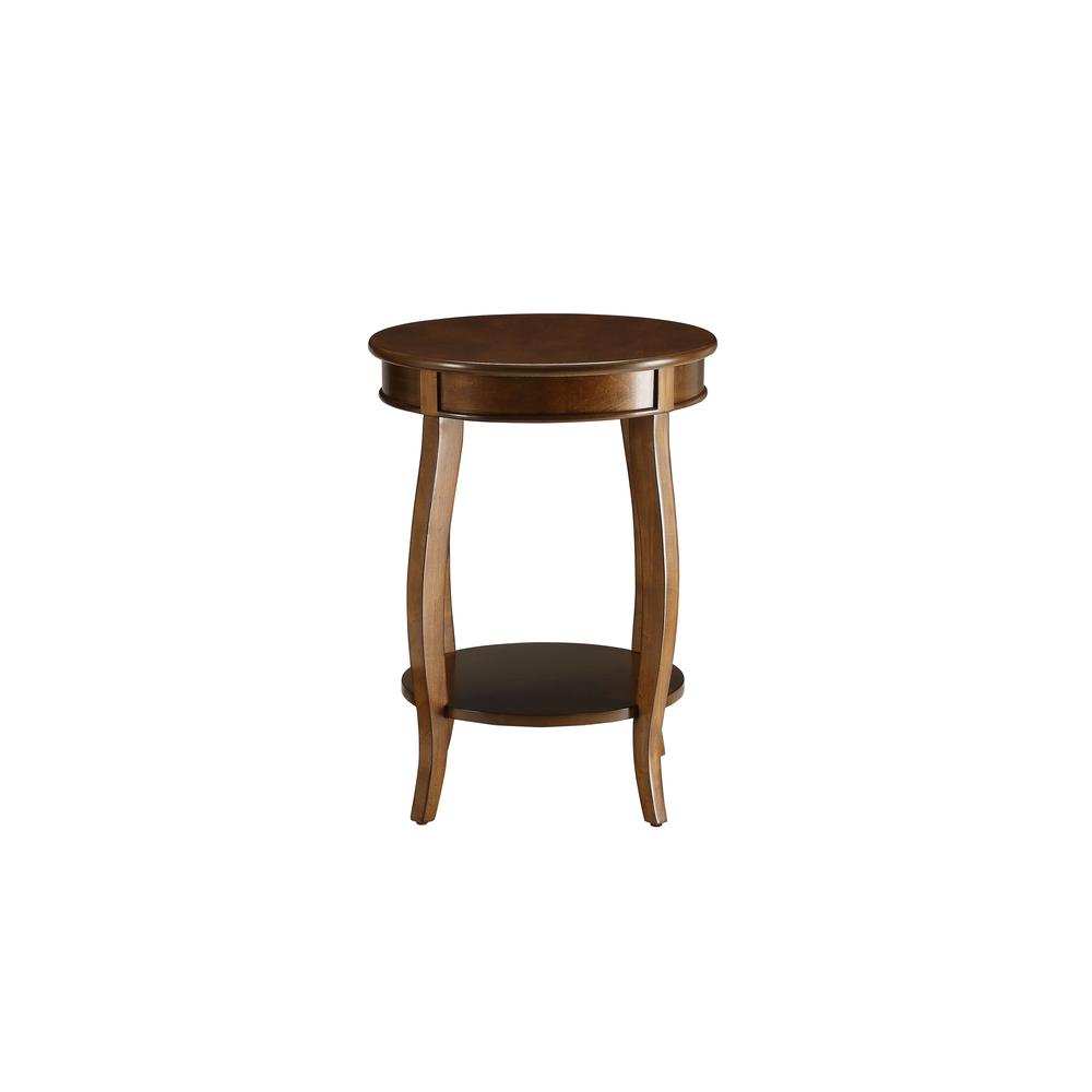 Aberta Accent Table Walnut. Picture 2