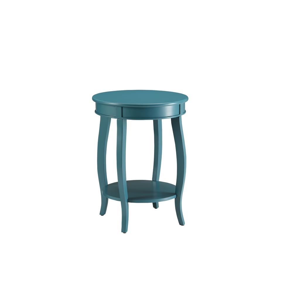 Aberta Accent Table Teal. Picture 1