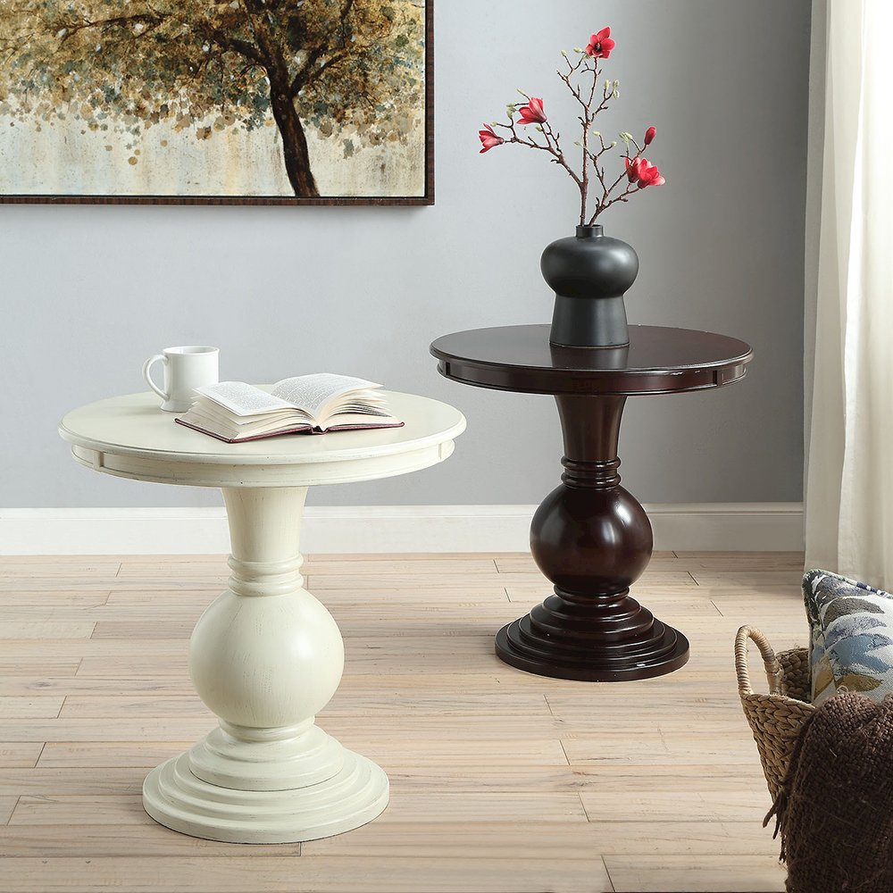 Alyx Accent Table Antique White. Picture 6