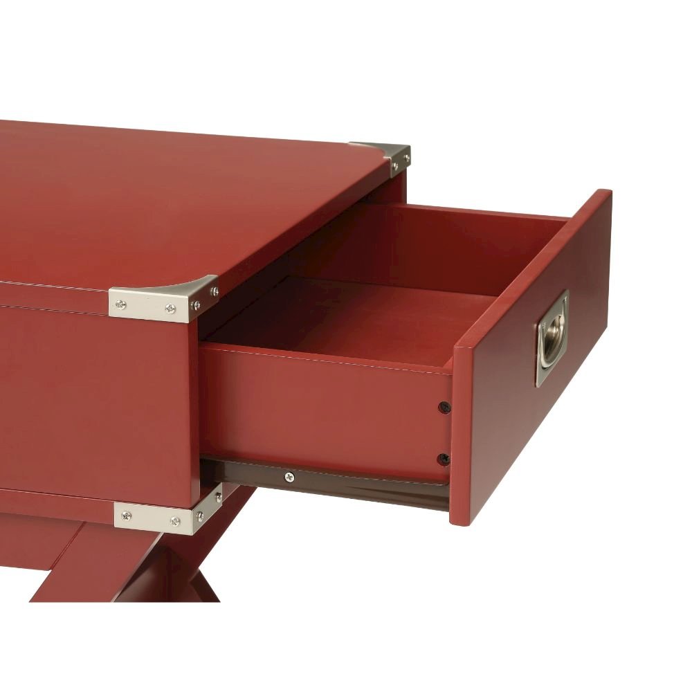Babs Accent Table Red. Picture 4