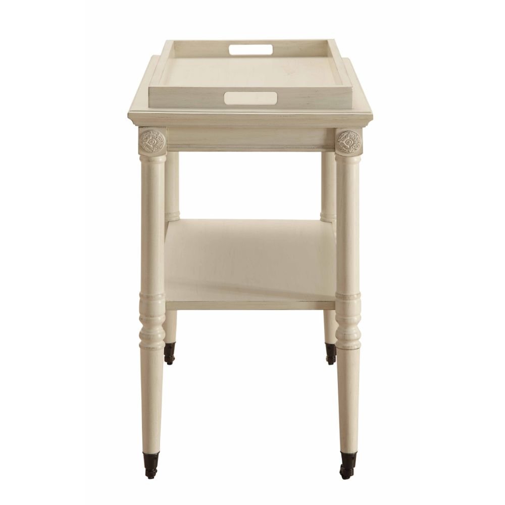 Frisco Serving Cart Antique White. Picture 2