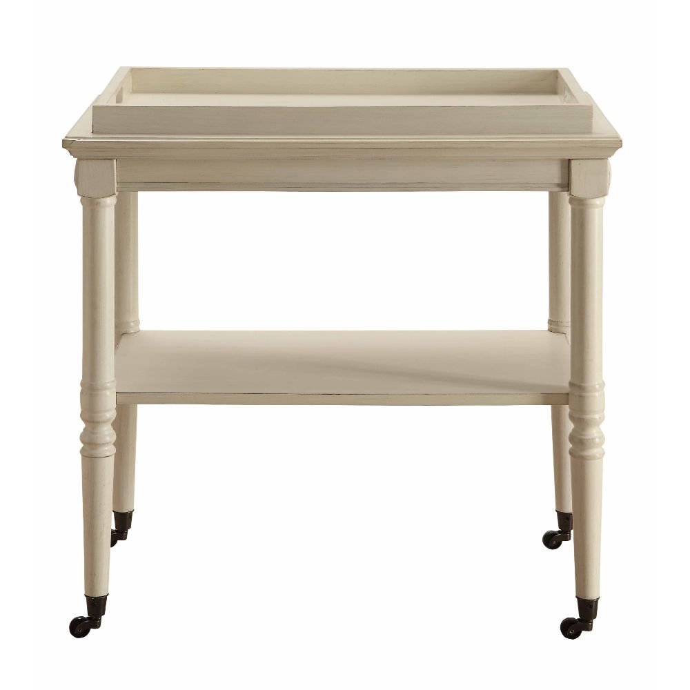 Frisco Serving Cart Antique White. Picture 3