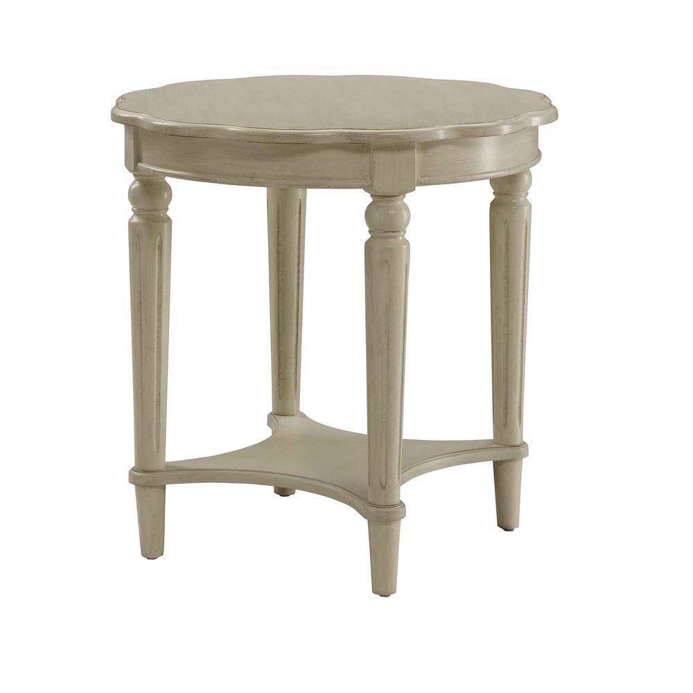 Fordon End Table Antique White. Picture 1