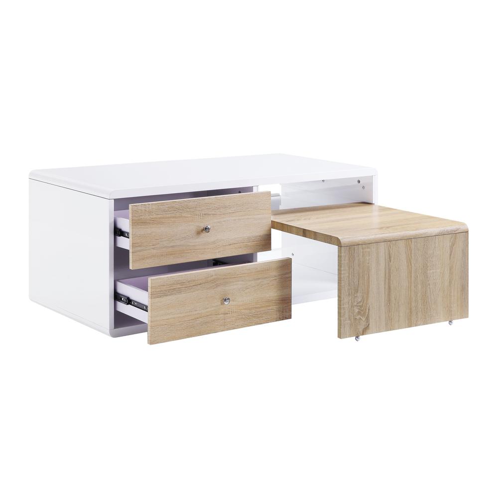 Verux Coffee Table, White High Gloss. Picture 2